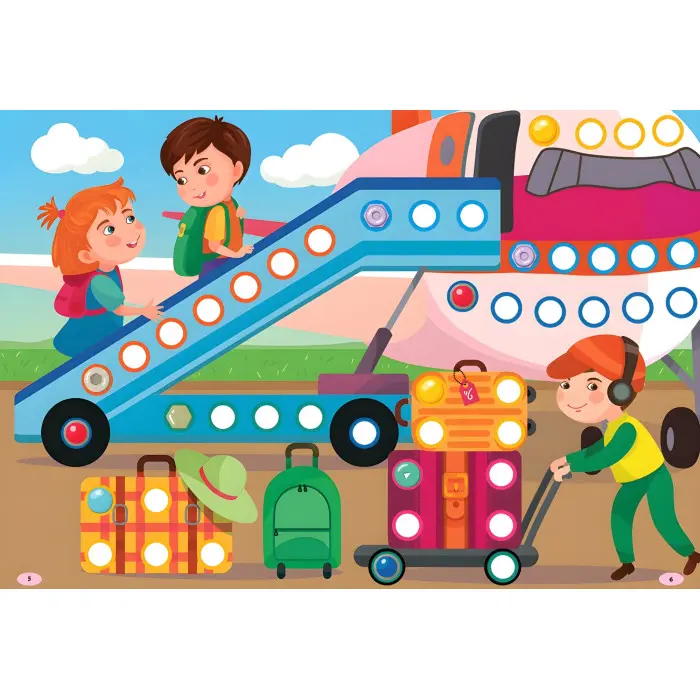 Наліпки-майструвалки. Гаєчки й кнопочки (9789662848878)