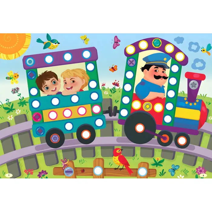 Наліпки-майструвалки. Гвинтики й болтики