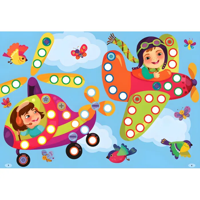 Наліпки-майструвалки. Гвинтики й болтики