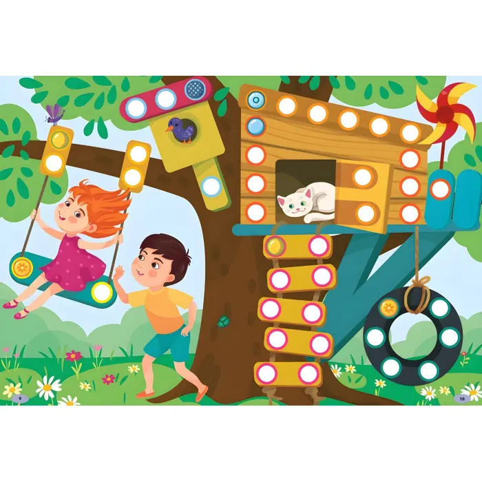 Наліпки-майструвалки. Гвіздочки й кружечки