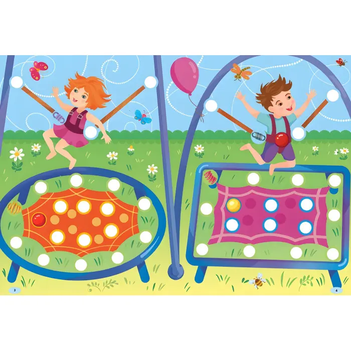 Наліпки-майструвалки. Кружечки й пружинки