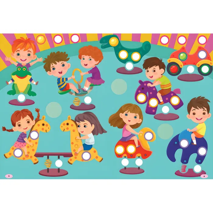 Наліпки-майструвалки. Кружечки й пружинки