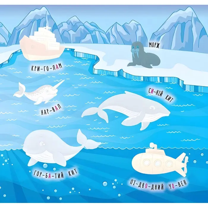 Наліпки-навчалки. Моря та острови