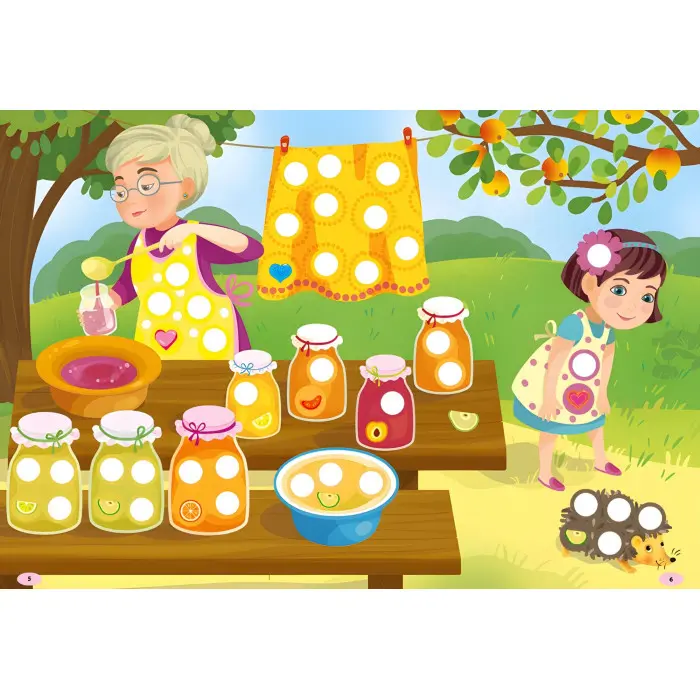 Наліпки-прикрашалки. Сердечка й дольки