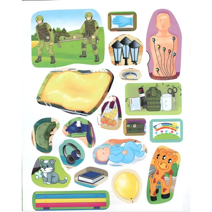 Наша Україна. Наліпки із завданнями. Медики-супергерої