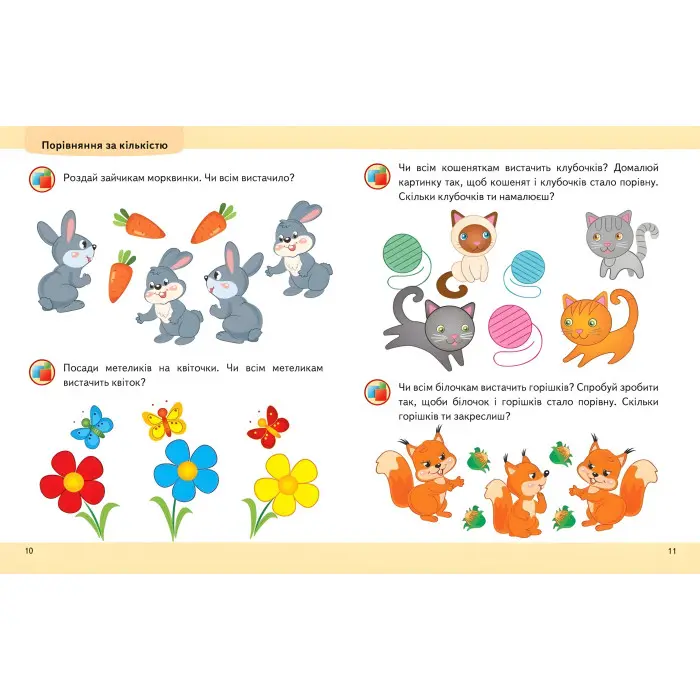 Навчальна та розвиваюча дитяча література Підготовка до школи Математика 2+(Олена Чала) (9789664666845)