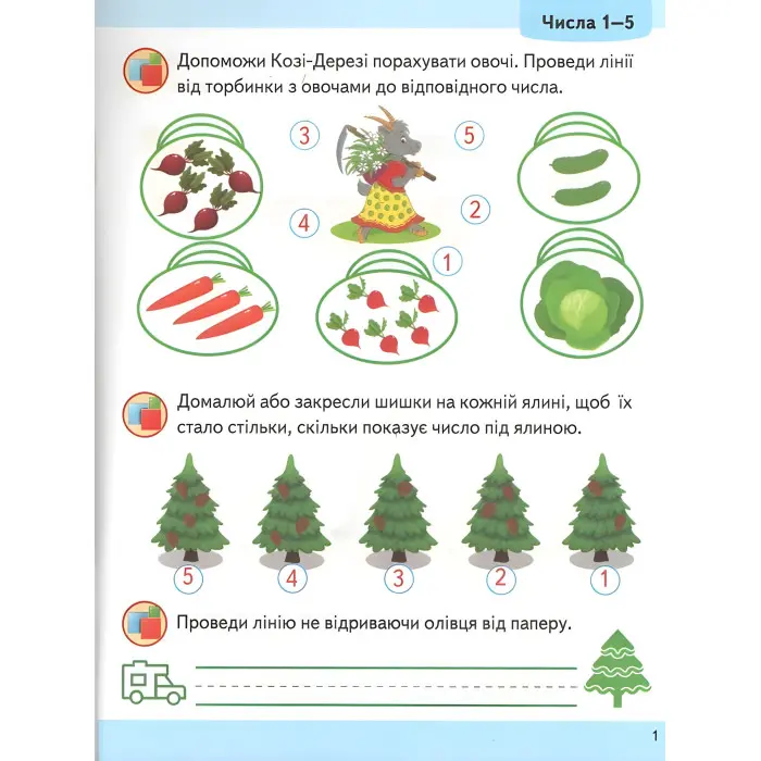 Навчальна та розвиваюча дитяча література Підготовка до школи Математика 4+ (Олена Чала) (9786178357610)