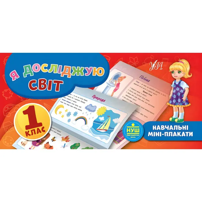Навчальні міні-плакати. Я досліджую світ. 1 клас