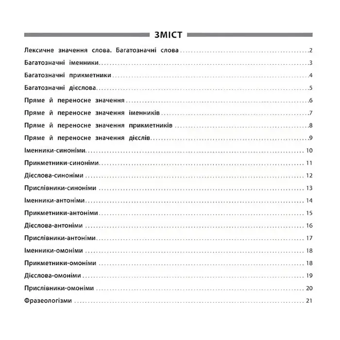 Пам’ятка для початкової школи. Синоніми, антоніми, омоніми, фразеологізми. 1-4 класи