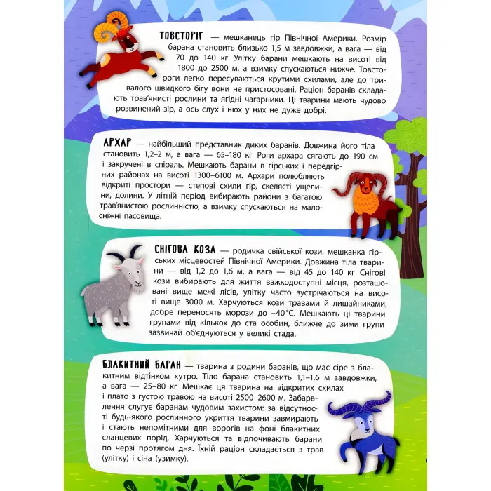 Панорамка-енциклопедія. Величні гори