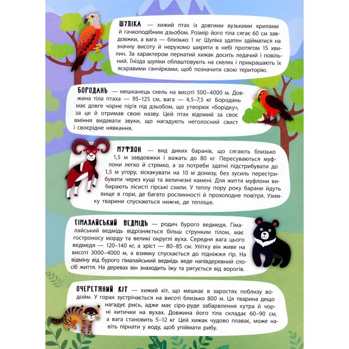 Панорамка-енциклопедія. Величні гори