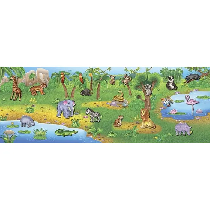 Панорамка-гра. Таємничі джунглі