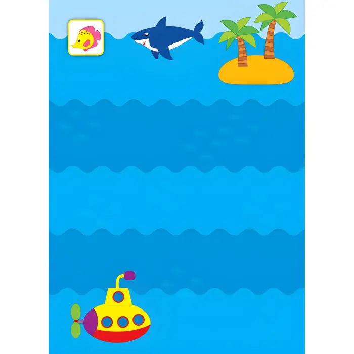 Перші наліпки. Хлюп-хлюп! У морі 9789662848441