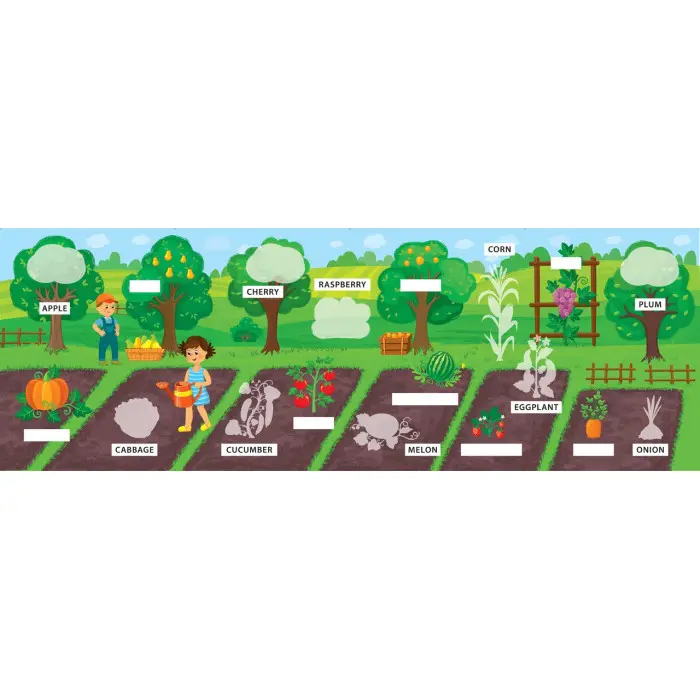 Перші слова. Фрукти та овочі. Fruit and Vegetables