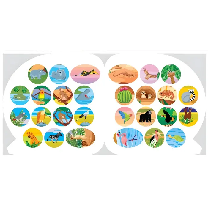 Пізнавальні наліпки. Тварини Африки