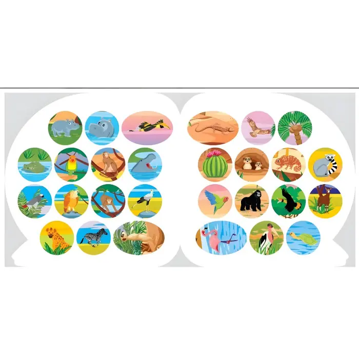Пізнавальні наліпки. Тварини Африки