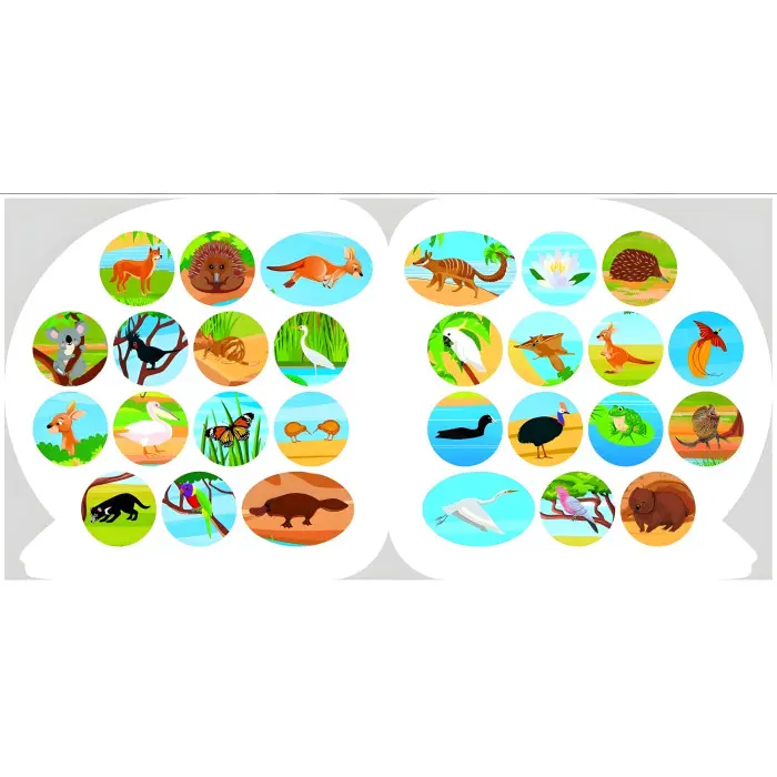 Пізнавальні наліпки. Тварини Австралії