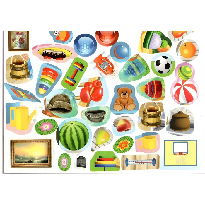 Подивись і наклей для малюків (Цирк)