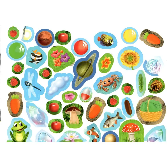 Подивись і наклей для малюків (Ракета)