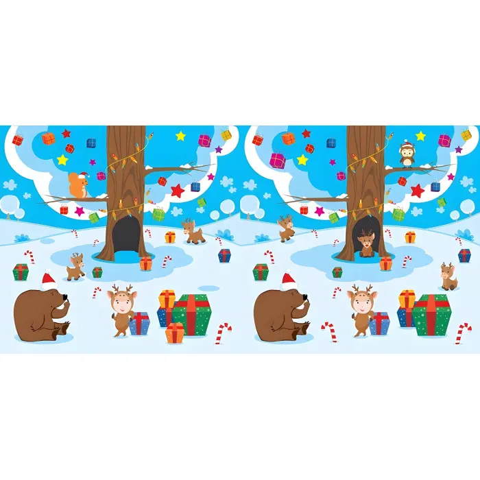 Поміркуй. Знайди відмінності. Пінгвін