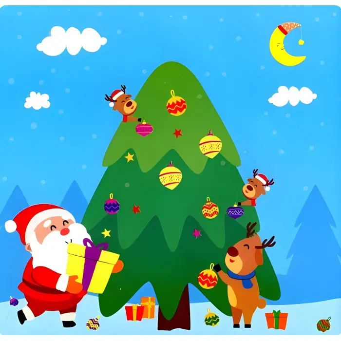 Поміркуй. Знайди відмінності. Подарунок до Різдва