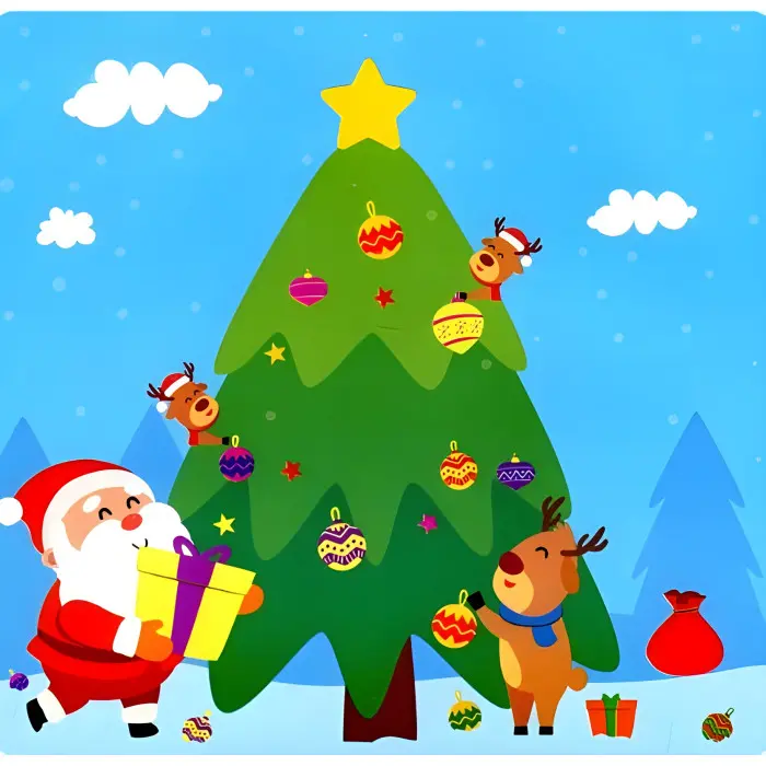 Поміркуй. Знайди відмінності. Подарунок до Різдва