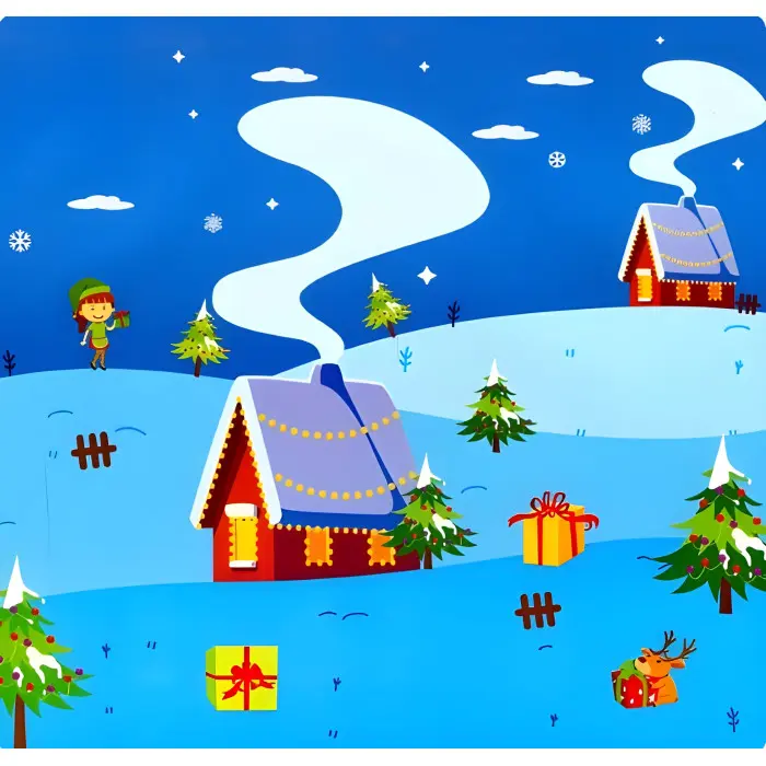 Поміркуй. Знайди відмінності. Подарунок до Різдва