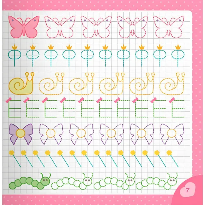 Прописи для дітей. Пишемо елементи букв. "Принцеси" (9786175474495)