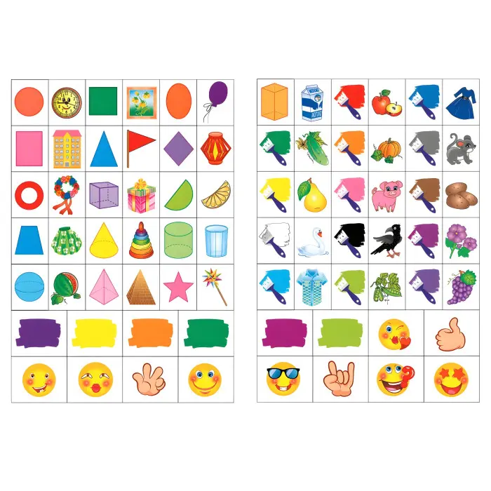 Прописи-розмальовки. Форми та кольори