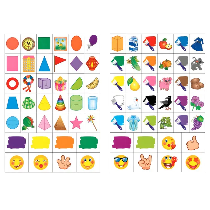 Прописи-розмальовки. Форми та кольори