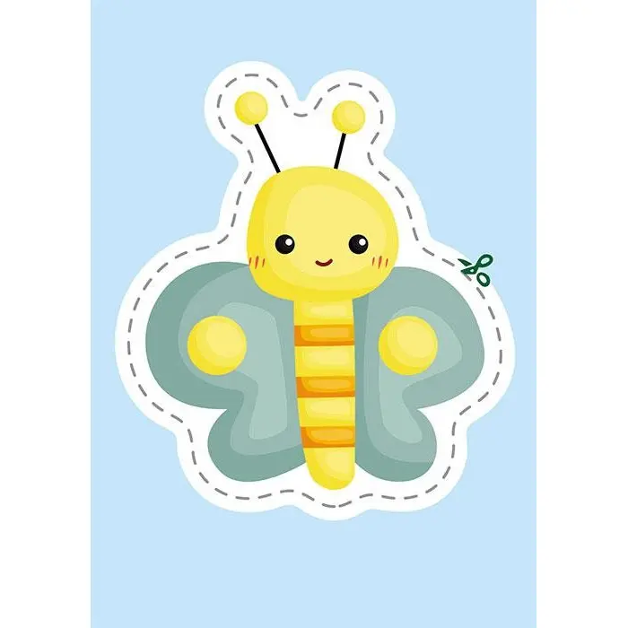 Ранок, Кенгуру, Вирізалки для найменших. Різнобарвні комахи, Книжки з аплікацією,Вирізалки для найменших. Різнобарвні комахи