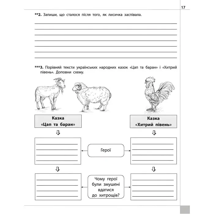 Різнорівневі завдання. 2 клас