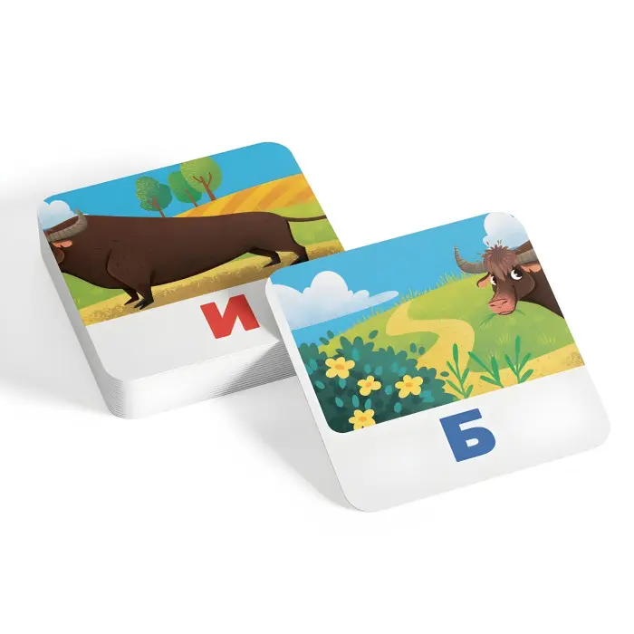 Розумні картки. Читаємо по буквах. 30 карток (9786175475478)