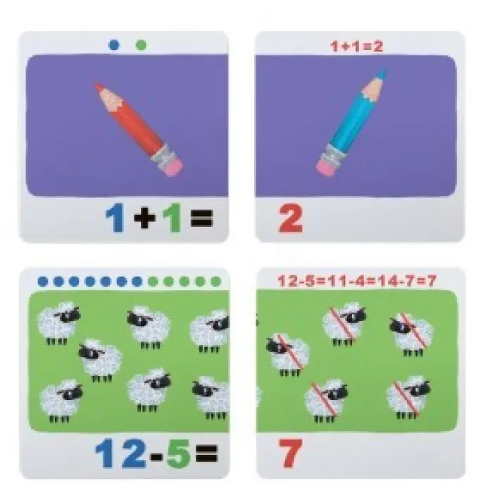 Розумні картки. Учимося лічити. Додаємо і віднімаємо. 30 карток (9786175475782)