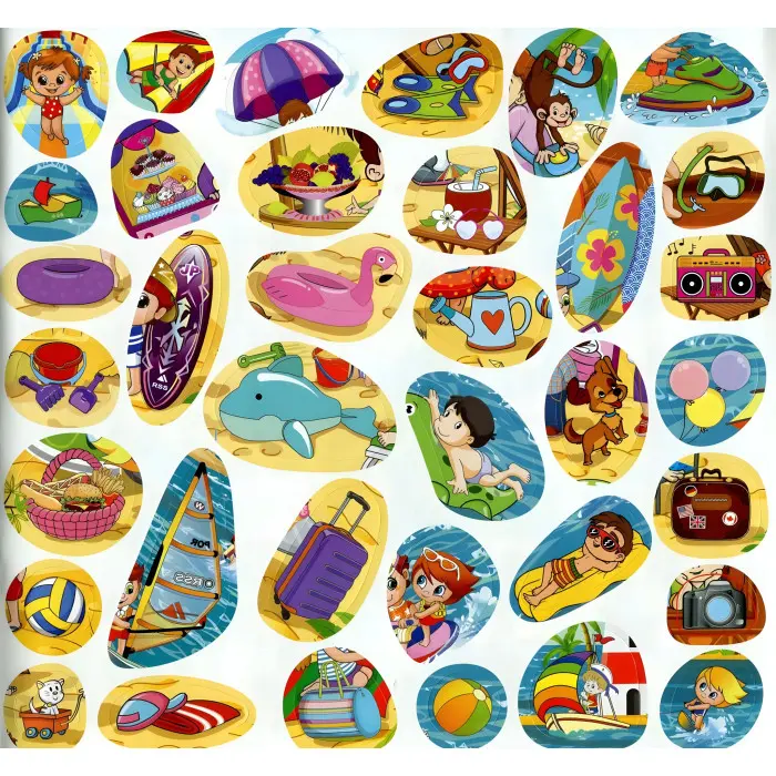 Розумні забавки з наліпками. Рожева