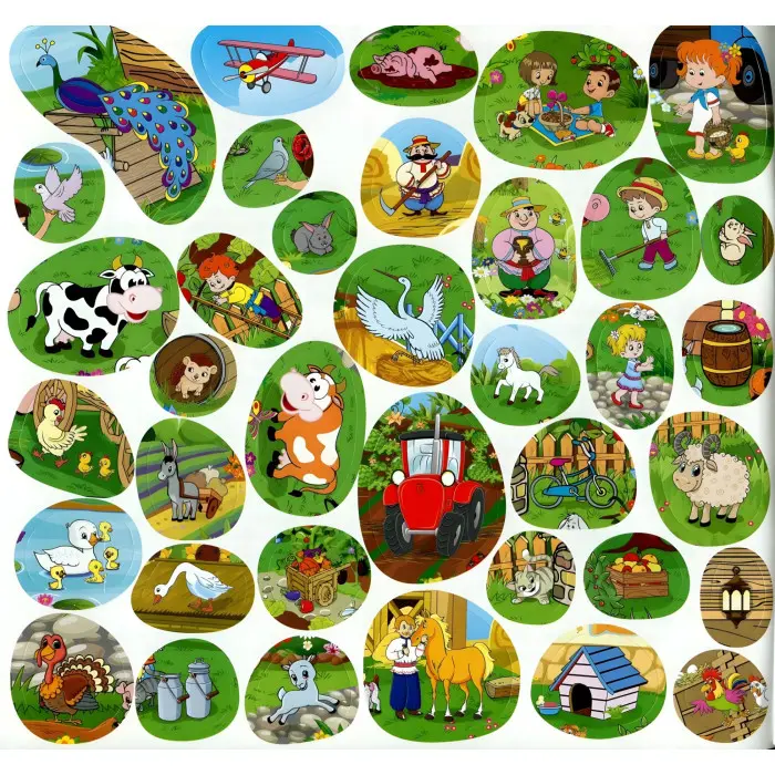 Розумні забавки з наліпками. Рожева