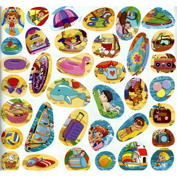 Розумні забавки з наліпками. Рожева