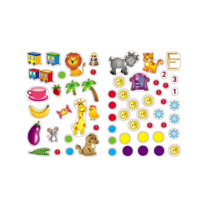 Розвивальні наліпки Порівняння