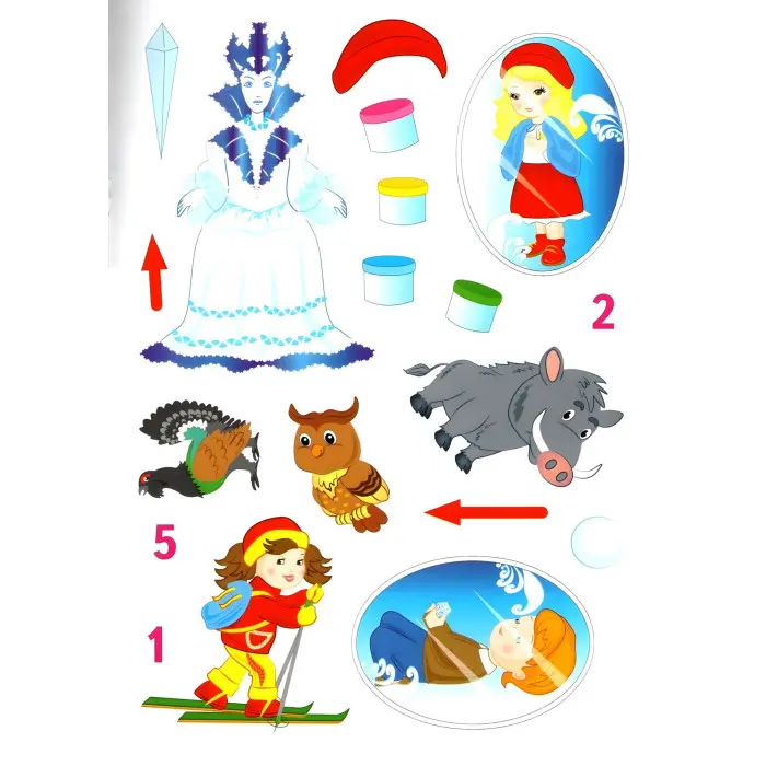 Розвивальні завдання для малюків. снігова баба (9789664661239)