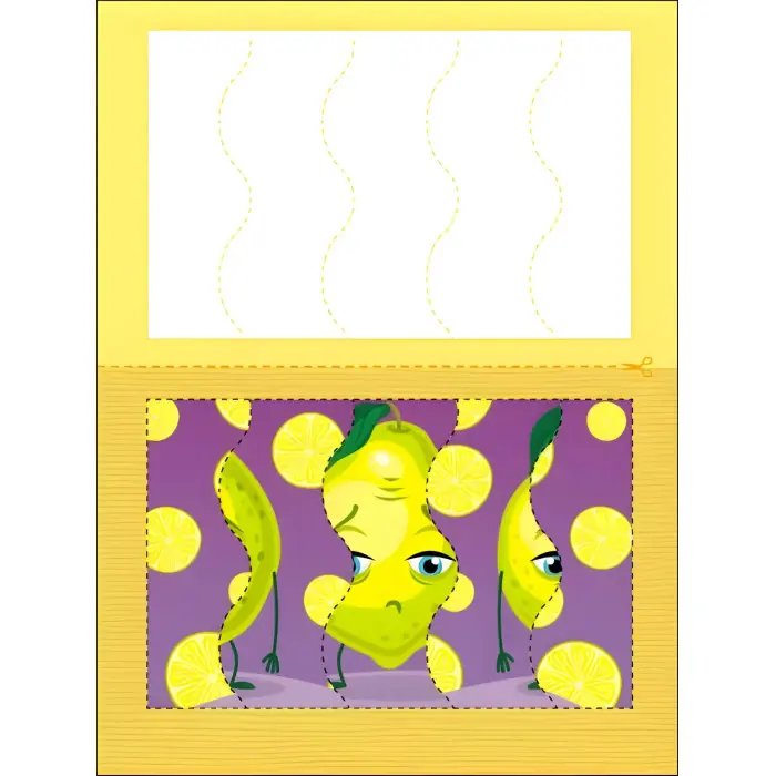 Розвивальні зошити : Пазли-розрізалки. Вгадай емоцію (у)