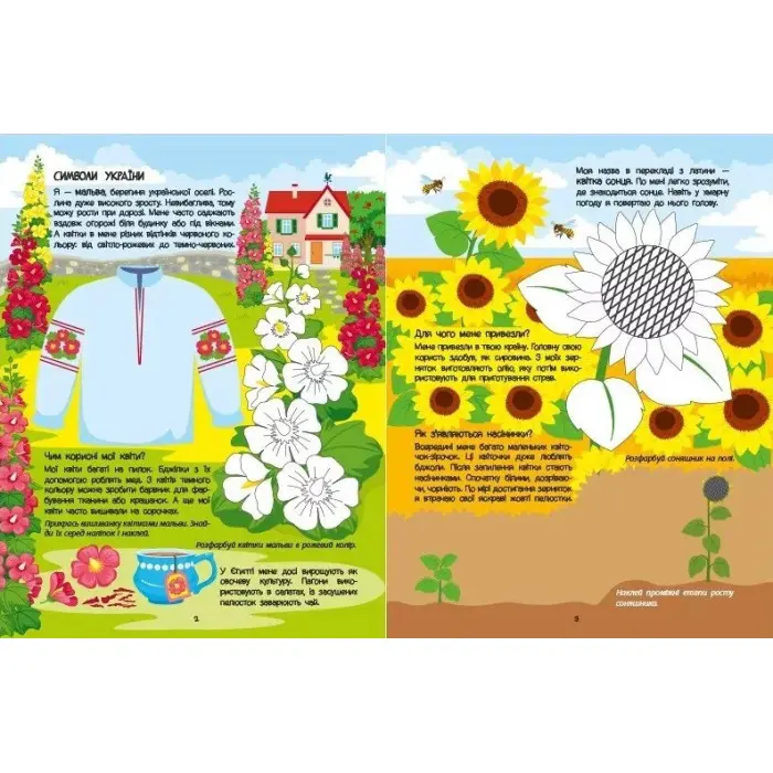 Розвивальні зошити Рожева книжка про квіти