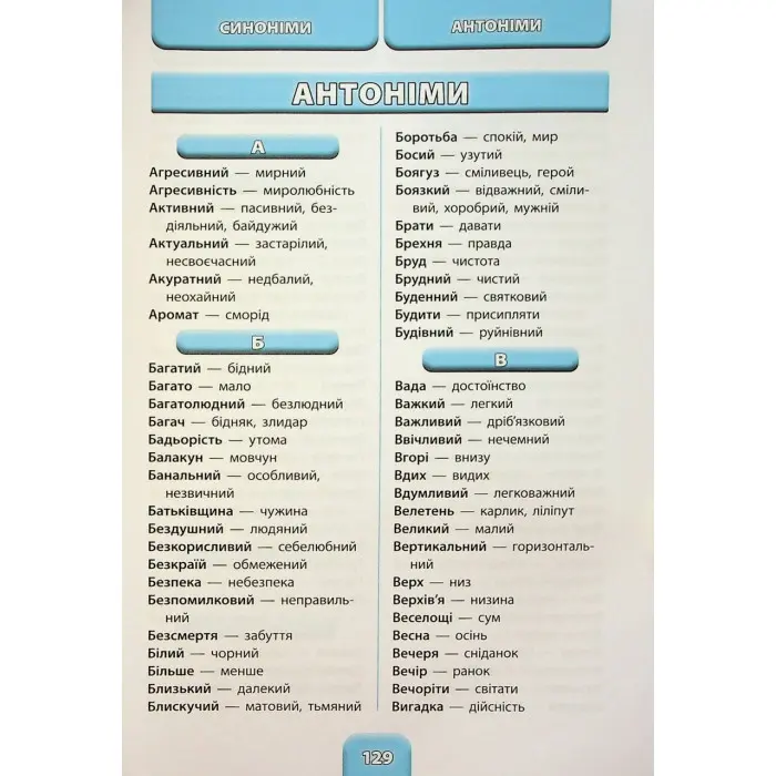 Шкільний словничок Орфографічний словник 3 в 1. 1-4 класи (9786175442678)