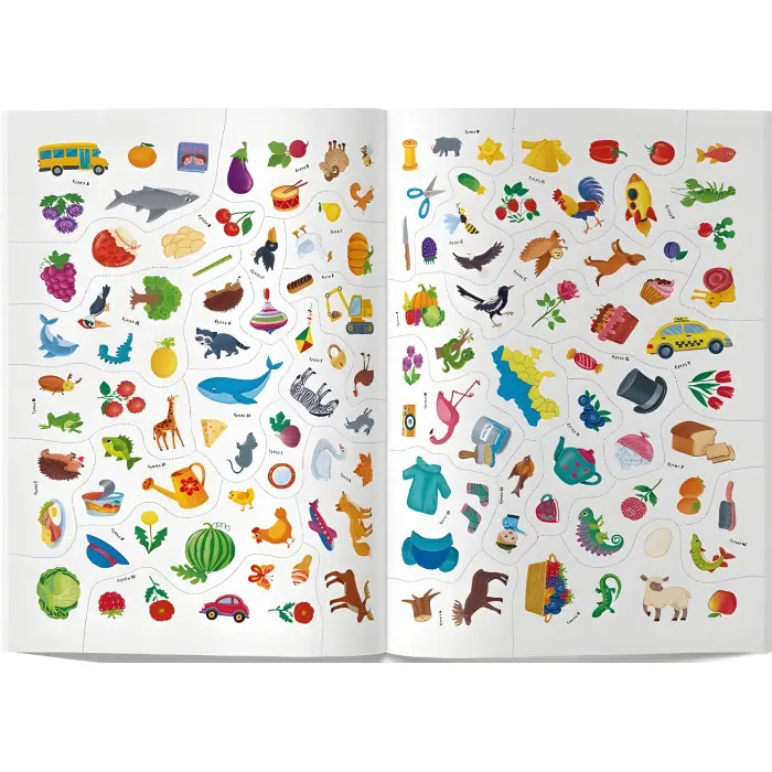 Школа сучасного чомусика. Моя перша абетка. 125 розвивальних наліпок