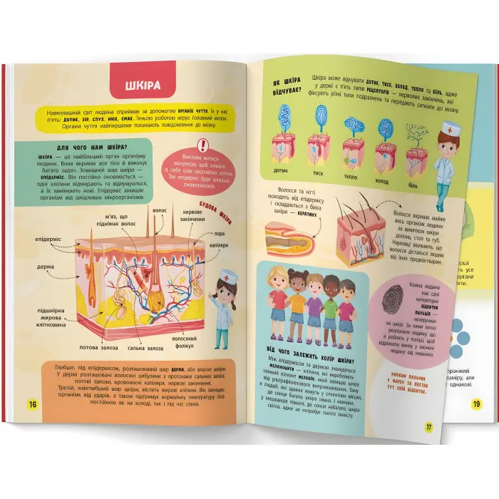 Школа сучасного чомусика. Моє тіло. 100 розвивальних наліпок (9786175474303)