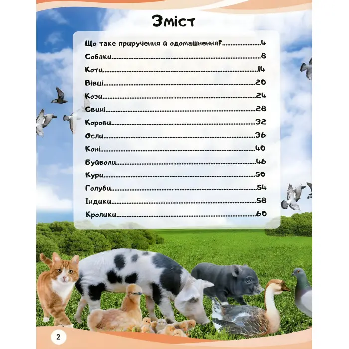 Свійськи тварини та їхні дикі родичі