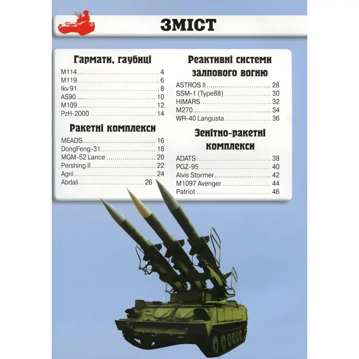 Світ навколо нас. Артилерійське та ракетне озброєння