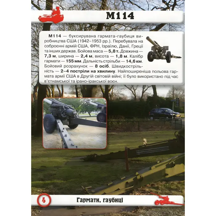 Світ навколо нас. Артилерійське та ракетне озброєння