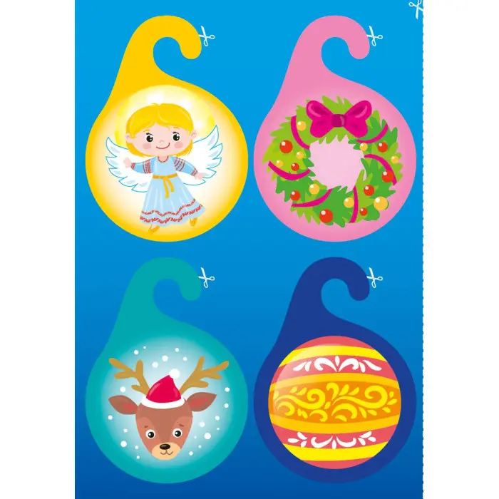 Святкові наліпки-прикрашалки. Зимова казка