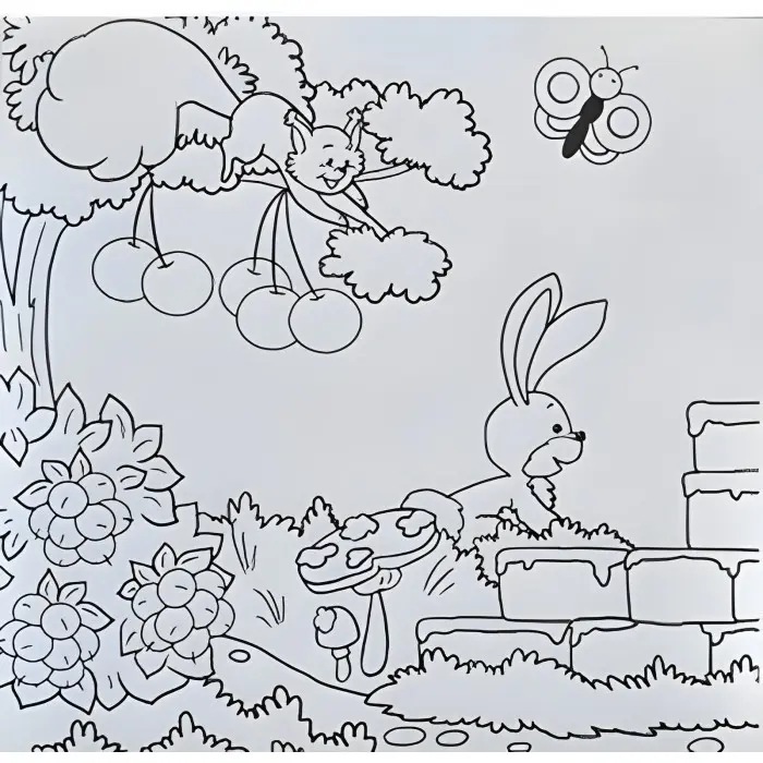 Троє поросят. Розвиваюча книжка з наліпками