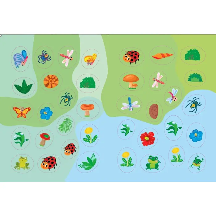 Творча майстерня з наліпками — Метелик і його друзі